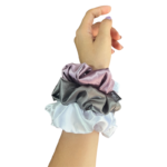 Scrunchies medianos de seda - Imagen 5